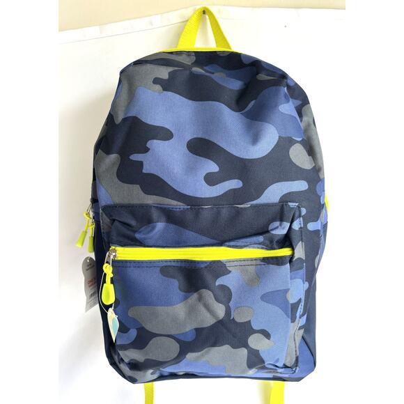 Wonder Nation Blue Camo Backpack NWT - Picture 1 of 8